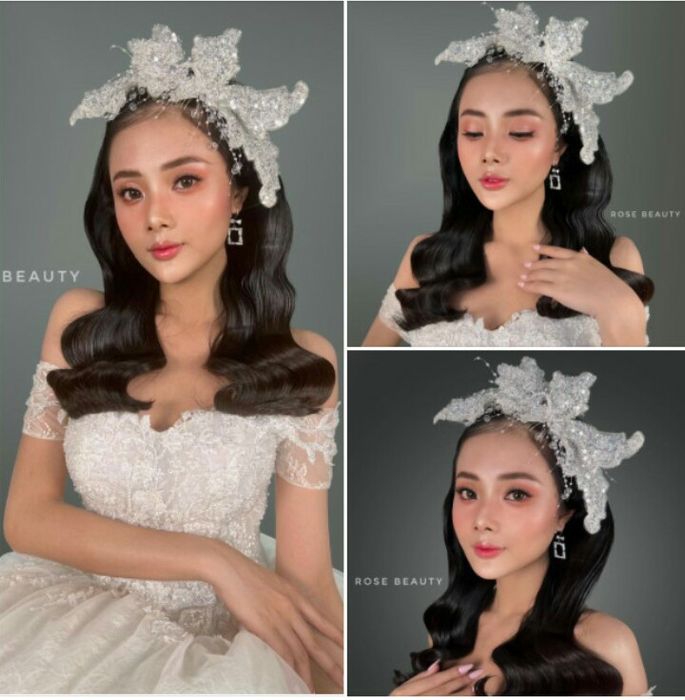 Hình ảnh thực hành tại Rose Beauty Makeup Academy