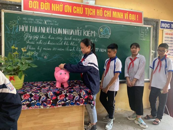 Giờ học ngoại khóa đầy hứng khởi tại THCS Nhị Khê