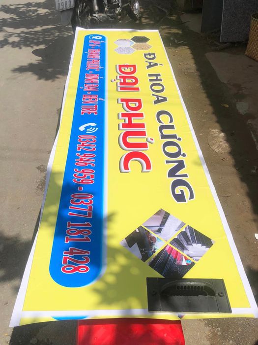 Hình ảnh thi công thực tế của Quảng cáo Võ Phương