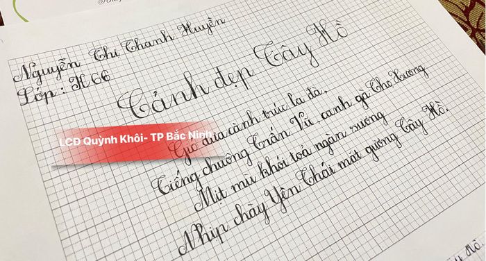 Luyện chữ đẹp Quỳnh Khôi - Bắc Ninh - Hình ảnh 2