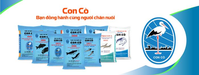 Hình ảnh sản phẩm thức ăn chăn nuôi Con Cò - Thương hiệu vàng của PROCONCO
