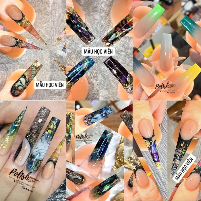 Tác phẩm nghệ thuật nail đầu tay tại Polish Nail-Bar - Ảnh 1