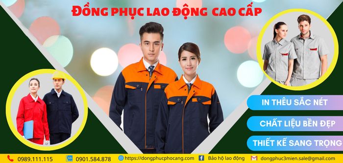 Mẫu đồng phục bảo hộ lao động cao cấp từ Phố Cảng
