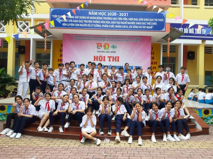Không gian xanh tại THCS Đặng Thúc Vịnh