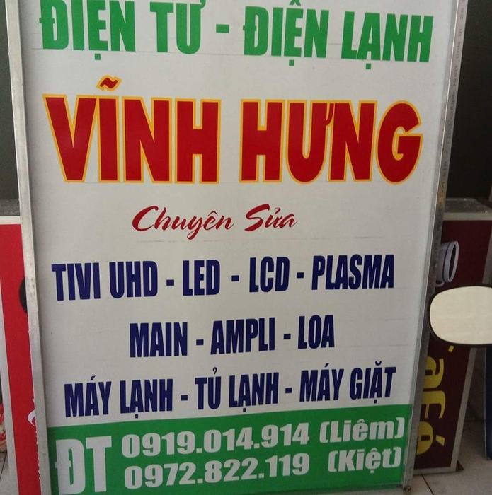 Hình ảnh minh họa dịch vụ sửa chữa chuyên nghiệp tại Điện Tử Vĩnh Hưng