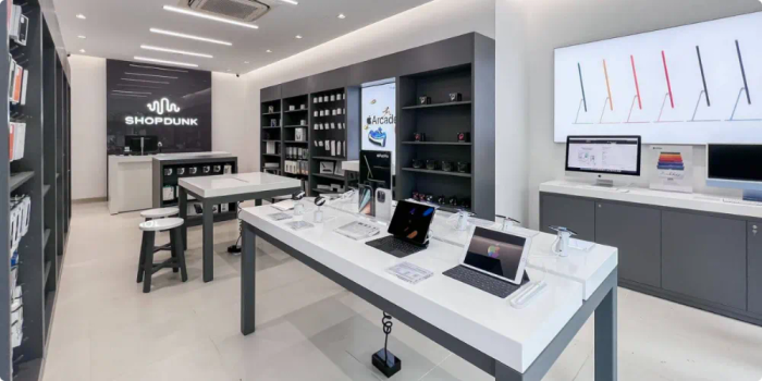 Hình ảnh showroom hiện đại tại ShopDunk
