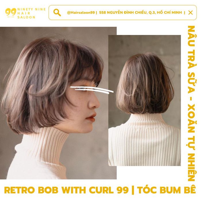 Những kiểu tóc ngắn thời thượng được tạo bởi Hair Saloon 99