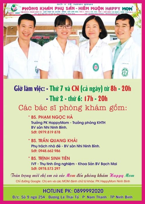 Không gian hiện đại tại Phòng khám Phụ Sản HappyMom