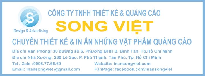 Hình ảnh sản phẩm in ấn chất lượng cao từ Song Việt