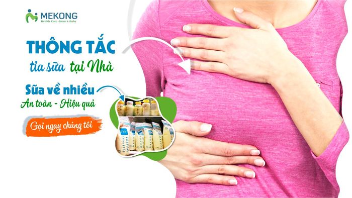 Quy trình thông tắc tia sữa chuyên nghiệp tại Mekong Spa