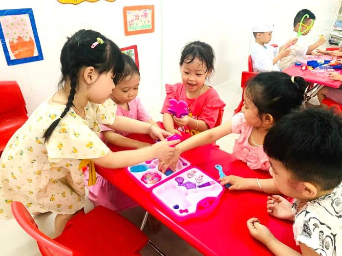 Khu vui chơi sáng tạo tại Trường Mầm Non Ngôi Sao Nhỏ