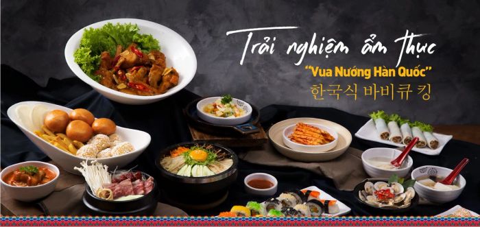 Không gian sang trọng đậm chất Hàn tại King BBQ