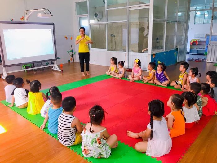 Lớp học sáng tạo tại Mầm Non Đôrêmon