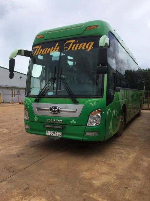 Không gian nội thất tiện nghi trên xe Thanh Tùng