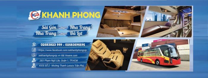 Hình ảnh xe giường nằm hiện đại của Khanh Phong