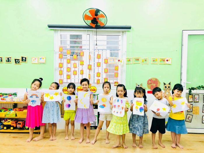 Hình ảnh không gian học tập tại Mầm Non Sao Khuê