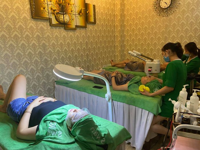 Không gian sang trọng và hiện đại tại Swan Beauty Spa
