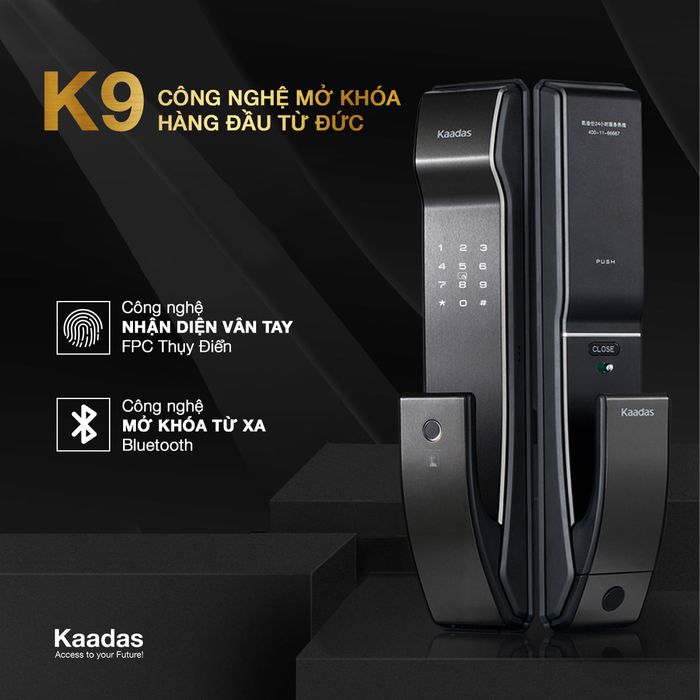 Hình ảnh thực tế Khóa cửa thông minh Kaadas phiên bản 2