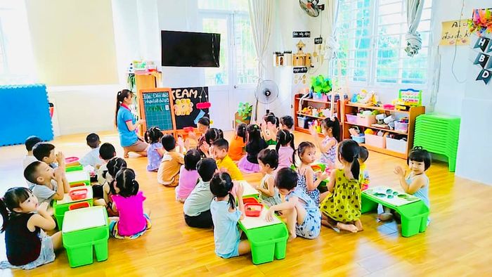 Khu vui chơi sáng tạo tại Mầm Non Tuổi Thần Tiên