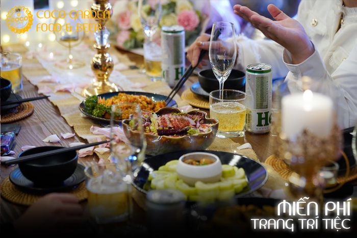 Không gian mộng mơ tại COCO Garden khi đêm về