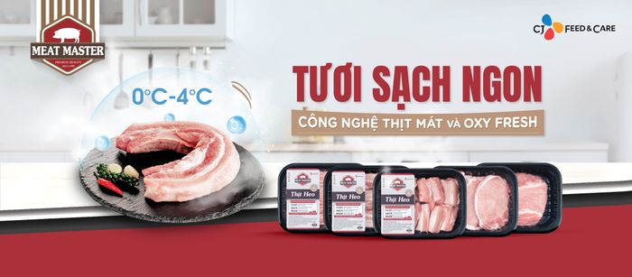 Hình ảnh sản phẩm thịt heo cao cấp Meat Master