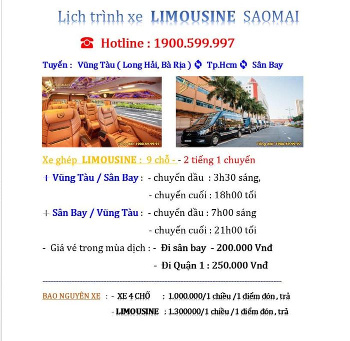 Ảnh minh họa xe đưa đón Sao Mai 1