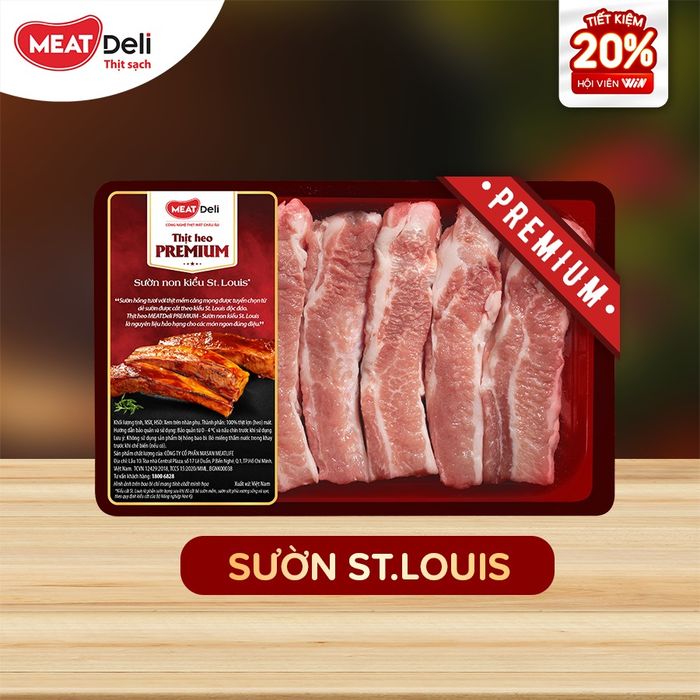 Hình ảnh sản phẩm thịt mát MEATDeli đóng gói vệ sinh