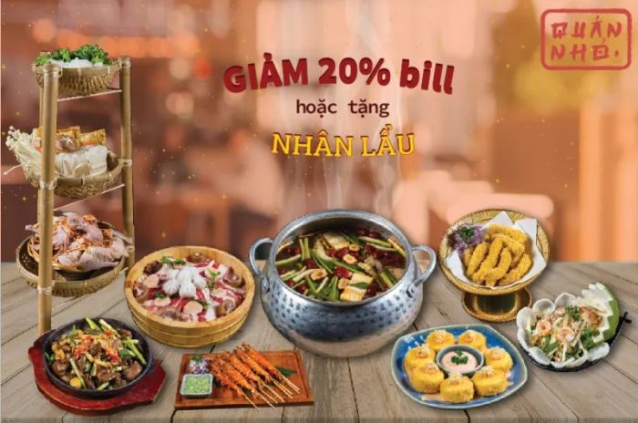 [Hình ảnh] Quán Nhỏ - Không gian ẩm thực đầy cá tính