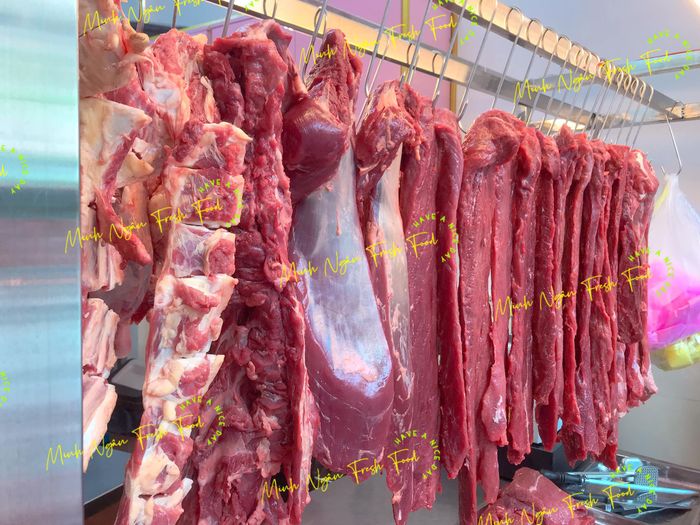 Hình ảnh trưng bày sản phẩm tại Minh Ngân Freshfood