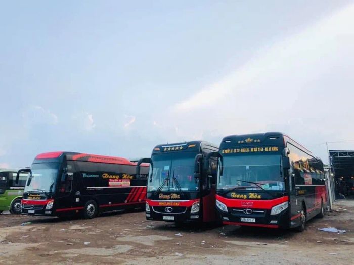 Hình ảnh đội xe giường nằm hiện đại của Trang Hoà