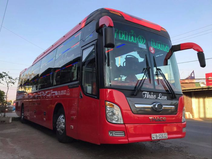 Đội xe hiện đại của Xe Khách Thảo Lan