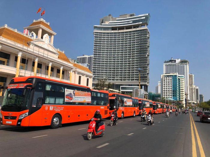 Hình ảnh đội xe hiện đại của Phương Trang FutaBuslines