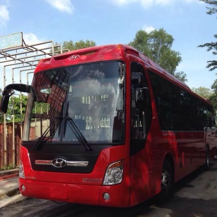 Hình ảnh đội xe hiện đại của Nhà xe Thanh Tùng