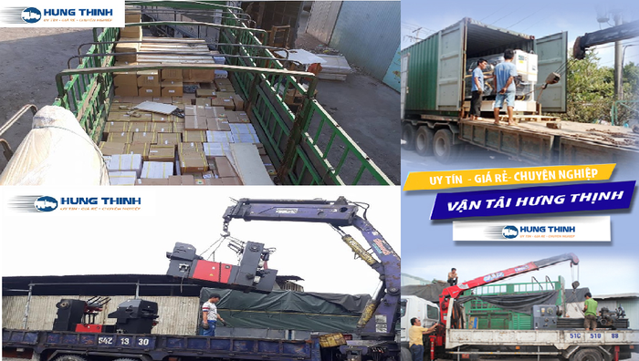 Hình ảnh đội xe vận tải đa năng của Hưng Thịnh