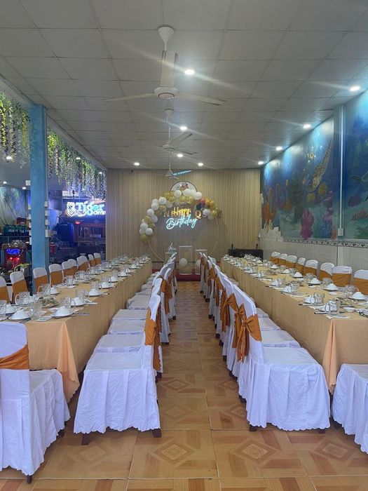 Hình ảnh không gian tiệc sang trọng và ấm cúng tại Nhà hàng An Nhất Quán