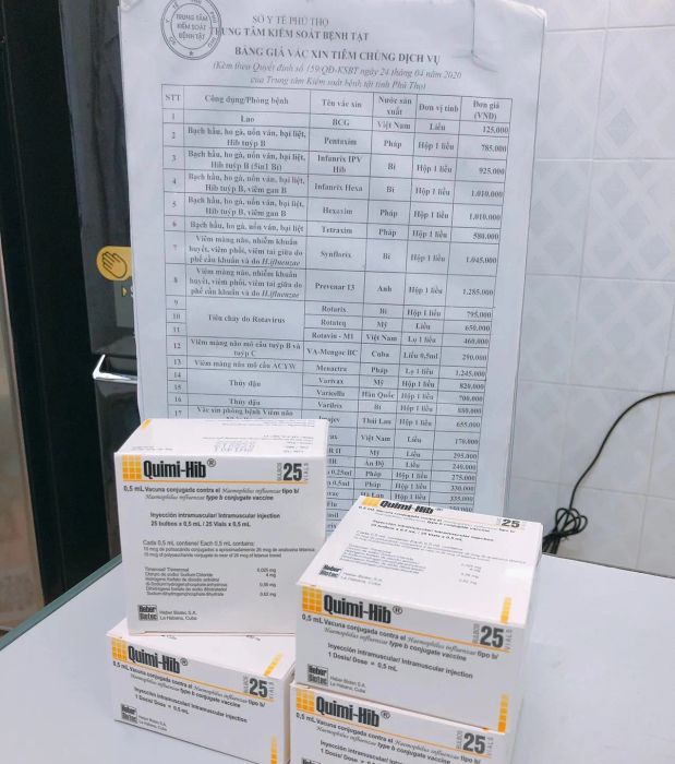 Phòng tiêm chủng vắc xin - Trung Tâm Y tế Thị xã Phú Thọ (Ảnh 2)