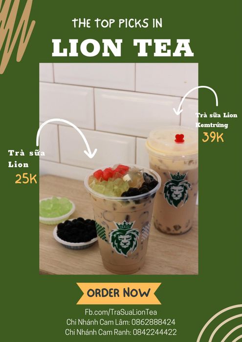 Không gian ấm cúng tại Lion Tea Cam Lâm