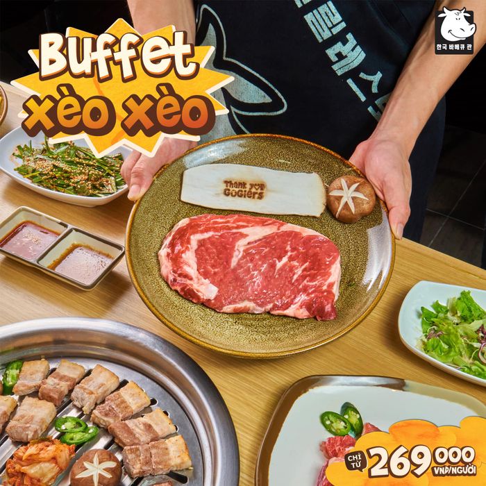 Hình ảnh không gian sang trọng và món ngon đặc trưng tại GoGi House