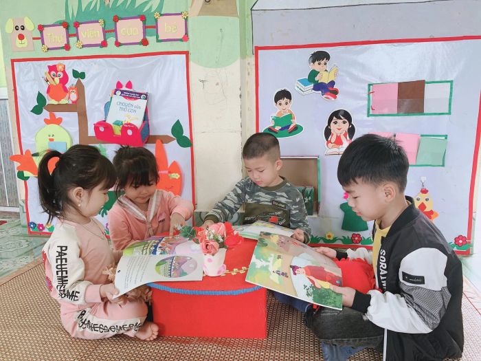 Lớp học hiện đại tại Trường Mầm Non Vạn Ninh