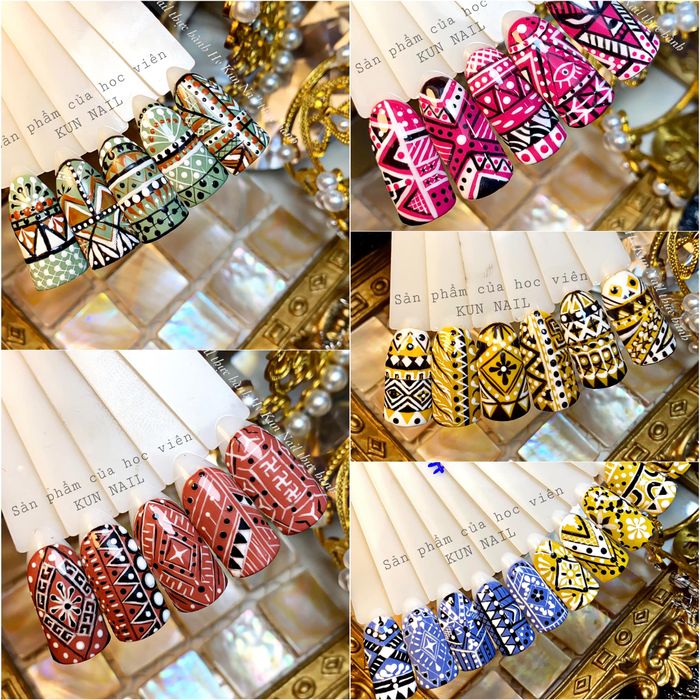 Những mẫu nail ấn tượng từ học viên KUN Nail Biên Hòa