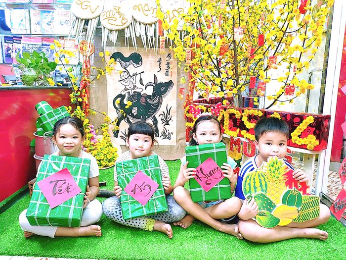 Hình ảnh lớp học tiếng Anh thiếu nhi tại Sài Gòn Vina