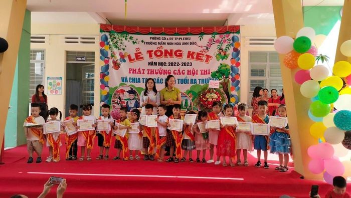 Những nụ cười rạng rỡ tại Trường Mầm Non Hoa Anh Đào