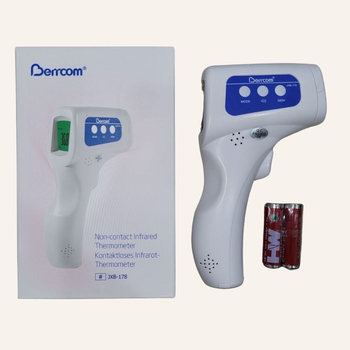 Hình ảnh nhiệt kế điện tử Berrcom JXB178 - góc chụp chính diện