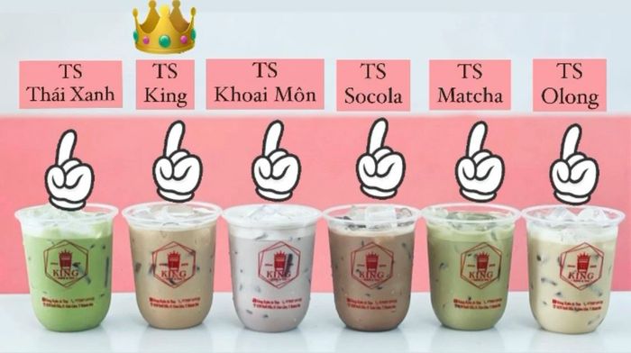Những món trà sữa đặc biệt tại King Kafe & Tea