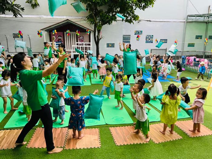 Hình ảnh đáng yêu về Trường Mầm non Mặt Trời Nhỏ