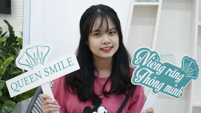 Hình ảnh thực tế về quy trình niềng răng tại Nha khoa thẩm mỹ Queen Smile