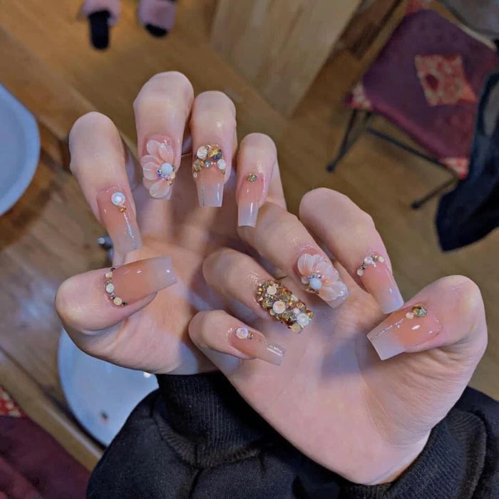 Hình ảnh tác phẩm nail nghệ thuật tại H.T Beauty Academy