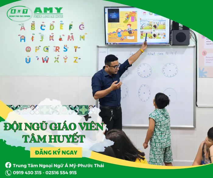 Hình ảnh 2 - Không gian học tập hiện đại tại Trung tâm Ngoại ngữ Á Mỹ
