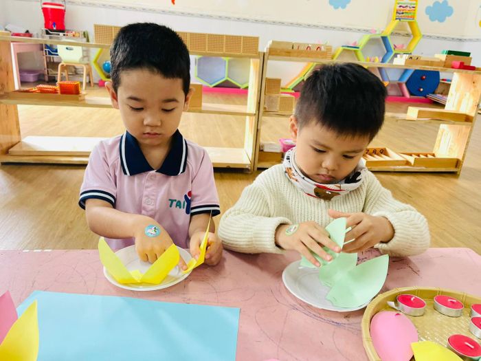 Hoạt động vui chơi sáng tạo tại TRƯỜNG MẦM NON SÓC NÂU KINDERGARTEN