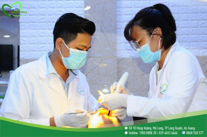 Hình ảnh thực tế về không gian hiện đại tại Nha Khoa Thẩm Mỹ HAPPY SMILE